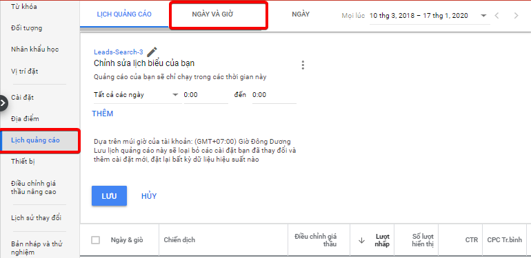 Nhắm mục tiêu theo ngày và giờ có thể giúp bạn đưa quảng cáo của bạn đến đúng thời điểm hơn.