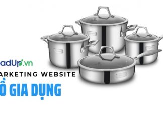 marekting website đồ gia dụng