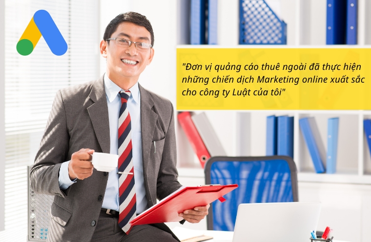 Sử dụng các đơn vị quảng cáo thuê ngoài là phương pháp tối ưu cho Marketing online ngành Luật