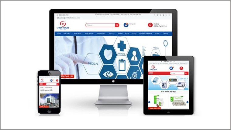 Tối ưu website Phòng khám, bệnh viện trên đa dạng thiết bị, khách hàng thuận tiện thao tác hơn